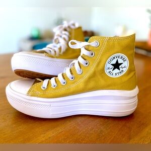 Converse platform high tops, size 7 1/2